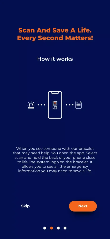 LifeLine System سکرین شاٹس