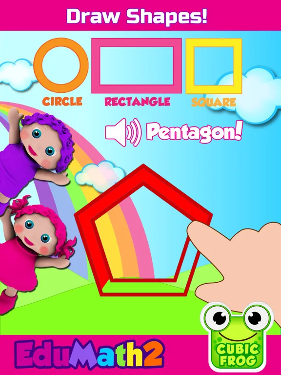ภาพหน้าจอของ EduMath2- Shape Learning Games iPad 