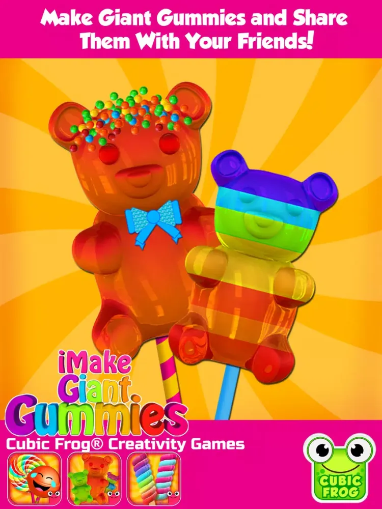 Capturas de pantalla de iMake Giant Gummies- Gummy Food Games for Kids iPad 