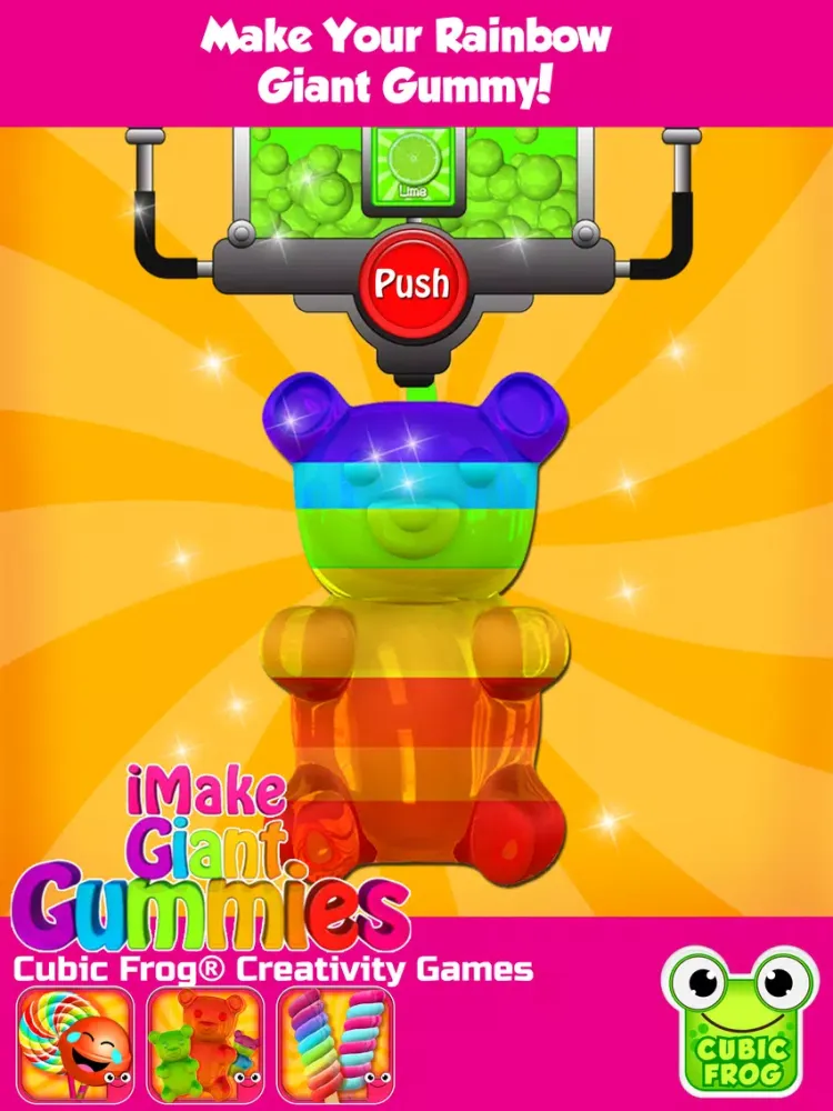 Capturas de pantalla de iMake Giant Gummies- Gummy Food Games for Kids iPad 