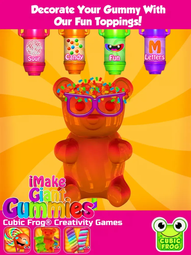 Capturas de pantalla de iMake Giant Gummies- Gummy Food Games for Kids iPad 