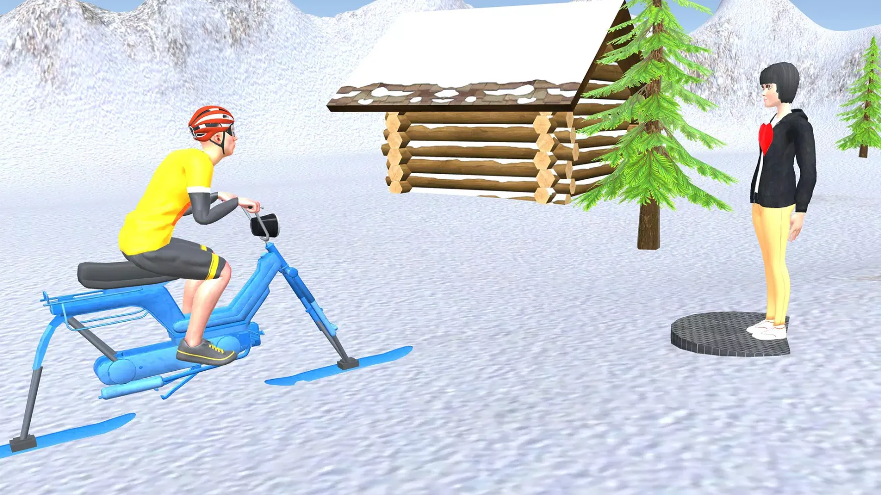 Snow Bike Ride Screenshots