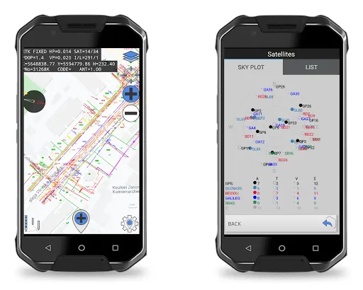 ภาพหน้าจอของ QuickGNSS