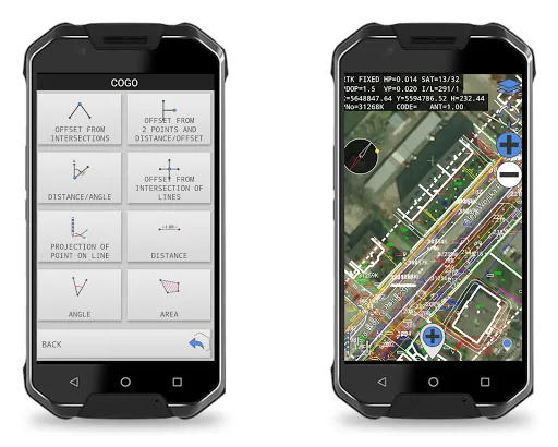 ภาพหน้าจอของ QuickGNSS