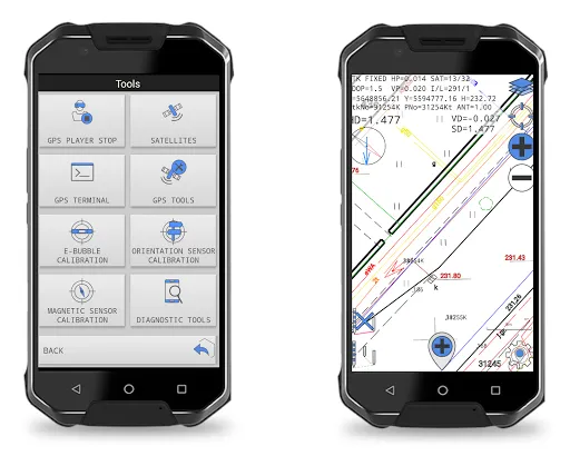 ภาพหน้าจอของ QuickGNSS