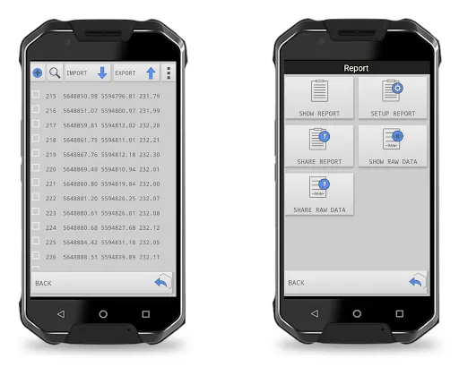 ภาพหน้าจอของ QuickGNSS