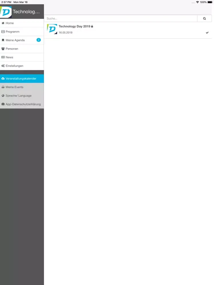 Tech Data Österreich Events iPad  스크린샷