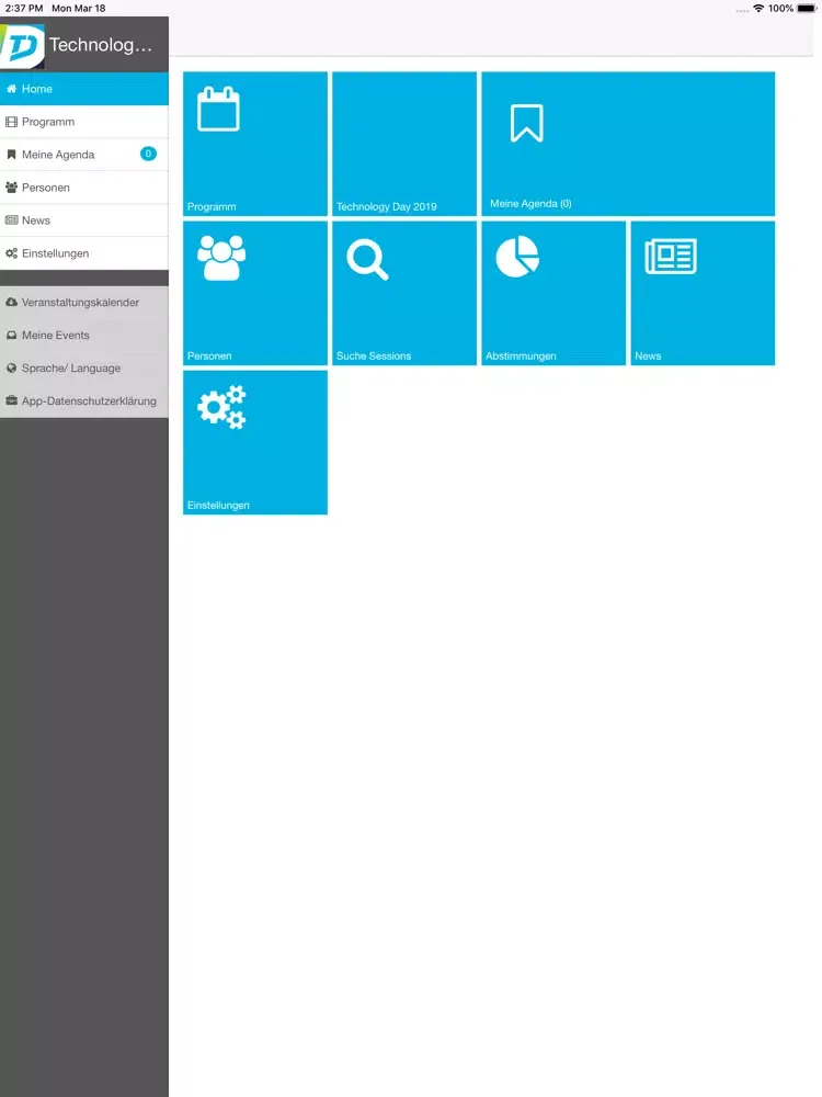 Tech Data Österreich Events iPad  스크린샷