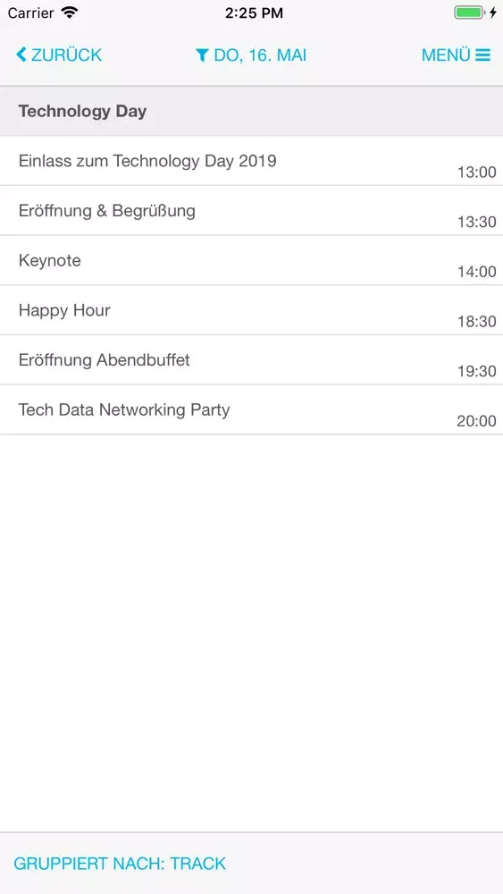 Tech Data Österreich Events 스크린샷