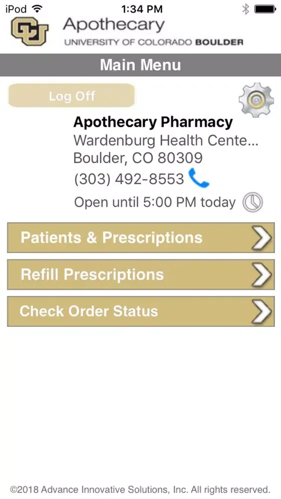 CU Boulder Apothecary Pharmacy Ekran Görüntüleri