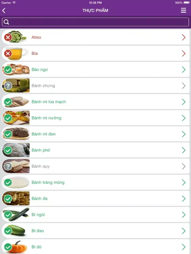 Ba Bau - Dinh dưỡng trong thai kỳ iPad 应用截图