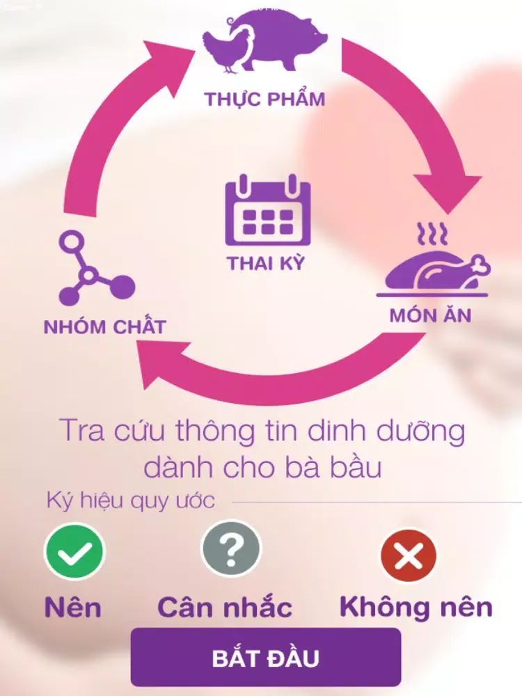 صور Ba Bau Pro - Dinh dưỡng trong thai kỳ iPad 