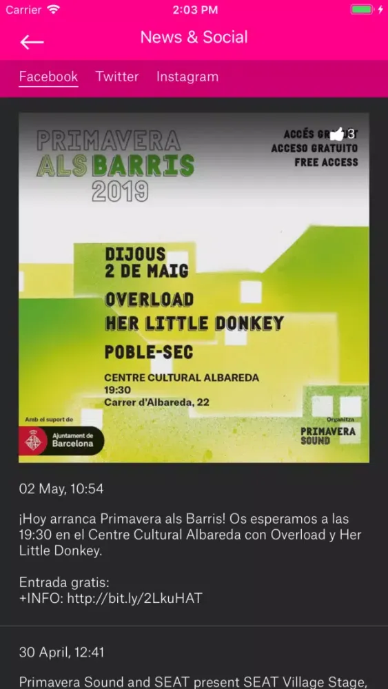 Primavera Sound Screenshots