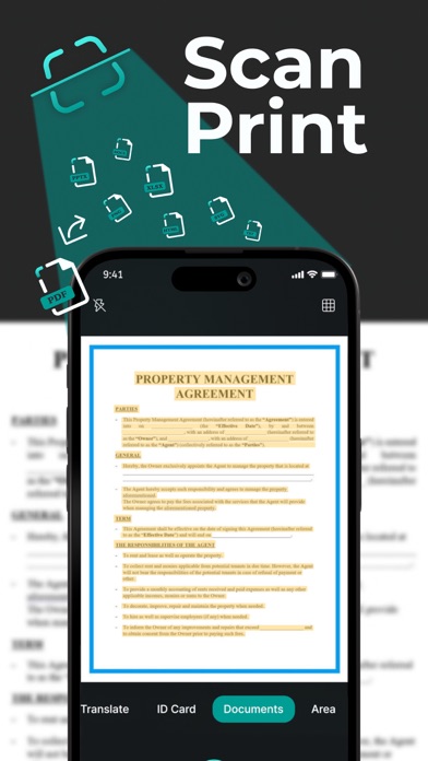 Captures d'écran de Scan Print - PDF Scanner APP