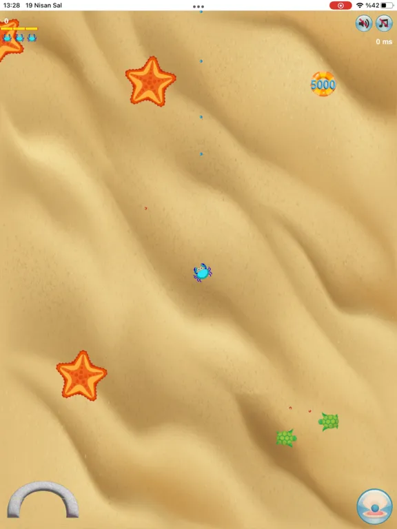 Tangkapan layar Cucuvi Beach Creature iPad 