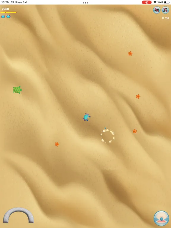 Tangkapan layar Cucuvi Beach Creature iPad 