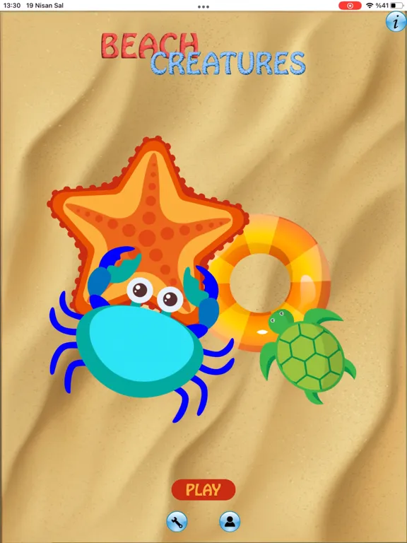Tangkapan layar Cucuvi Beach Creature iPad 