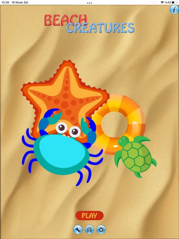 Tangkapan layar Cucuvi Beach Creature iPad 