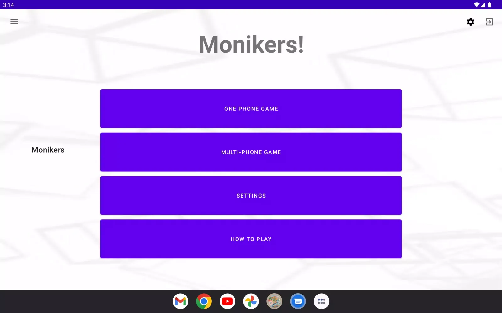 Monikers Mobile Screenshots