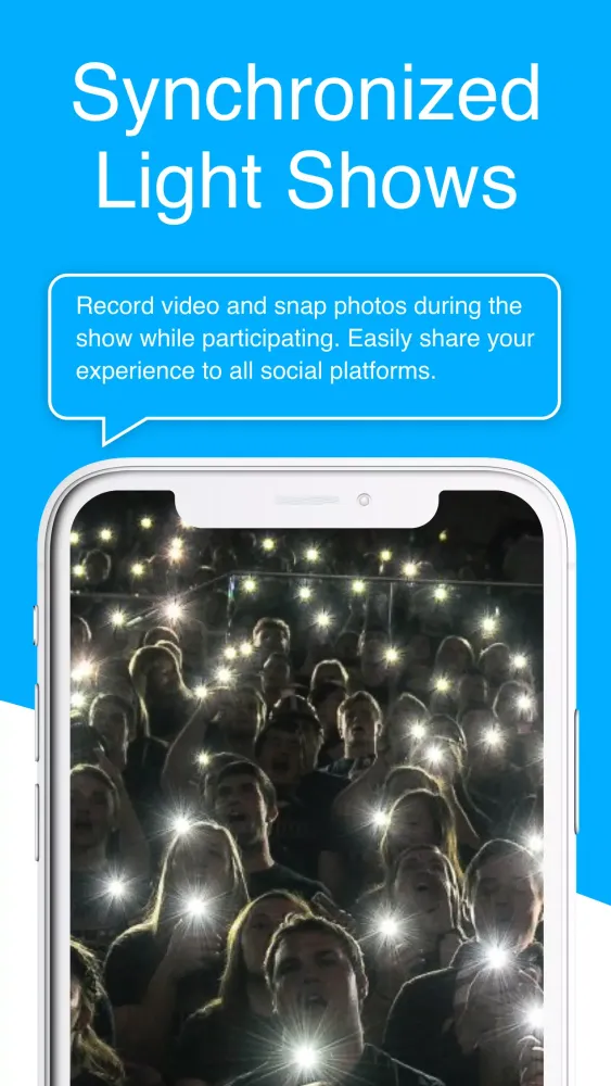 Ảnh chụp màn hình của CUE Live