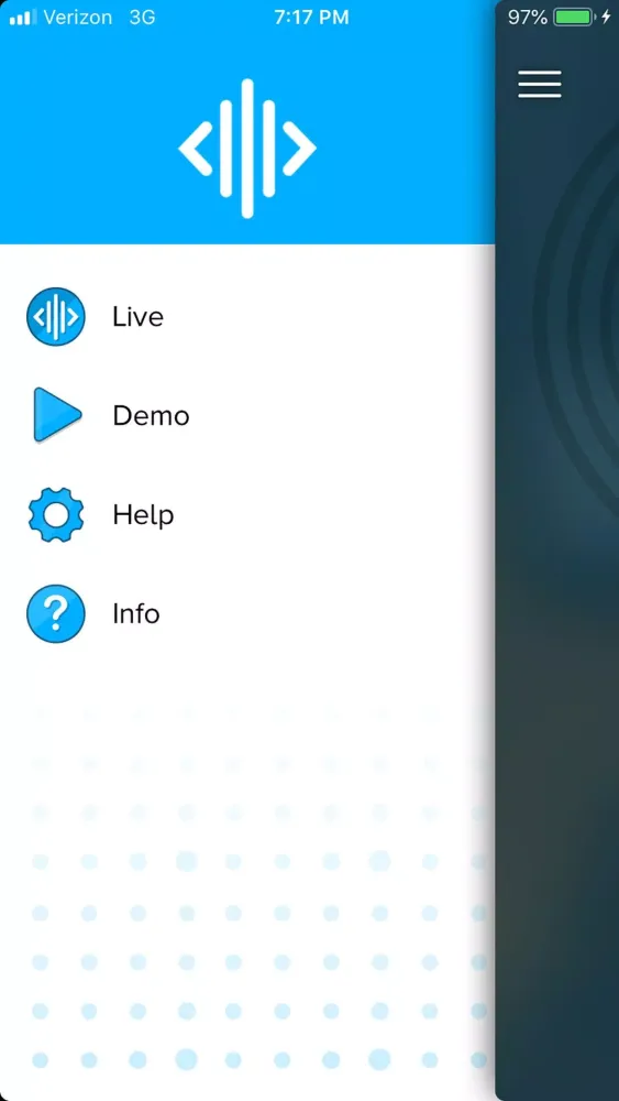 Ảnh chụp màn hình của CUE Live