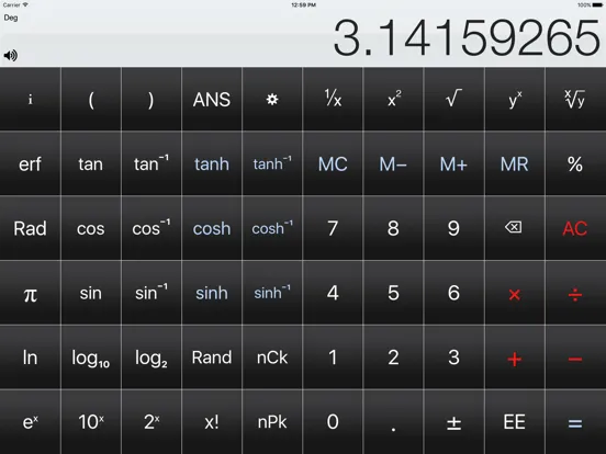 ScientificLite iPad 應用截圖
