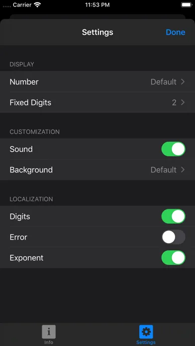 Scientific Calc Screenshots