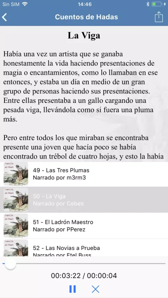 Audio Cuentos Infantiles应用截图