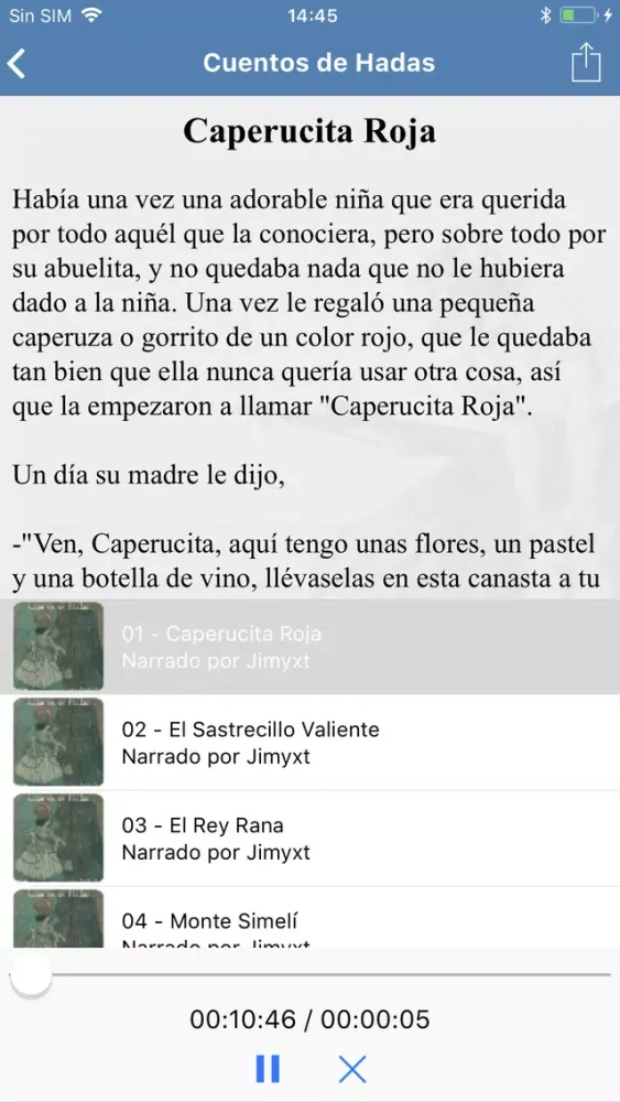Audio Cuentos Infantiles应用截图