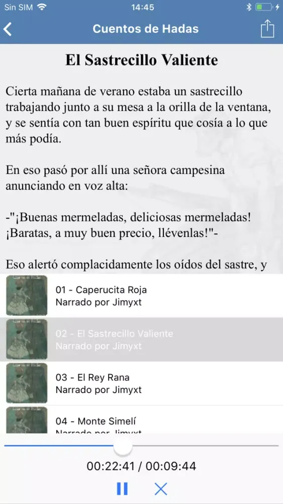 Audio Cuentos Infantiles应用截图