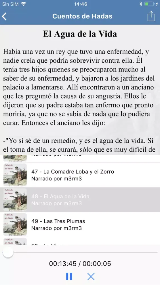 Audio Cuentos Infantiles应用截图