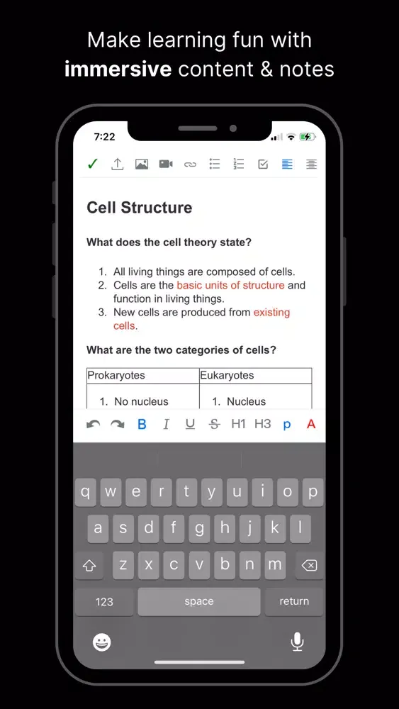 Скриншоты Cues - learn