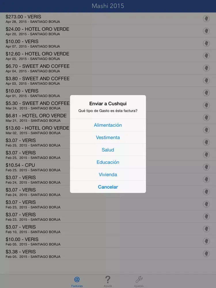 Capturas de tela do Pelucón iPad 
