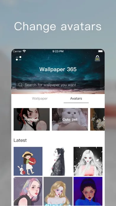 Captures d'écran de Wallpaper 365 - Themes