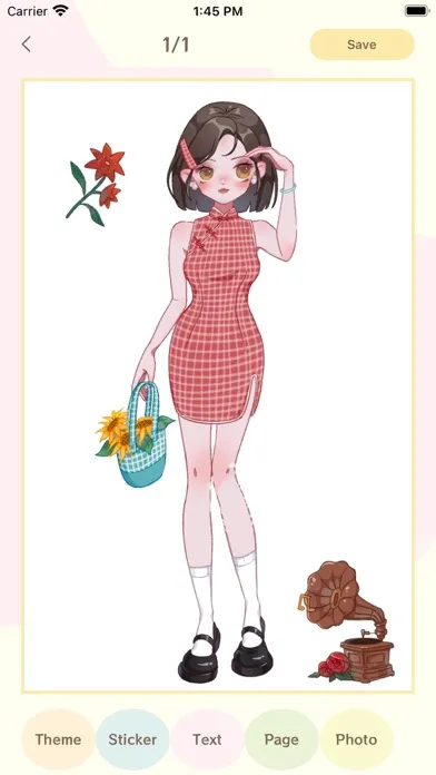 Screenshot di Cute notes - Daily Planner