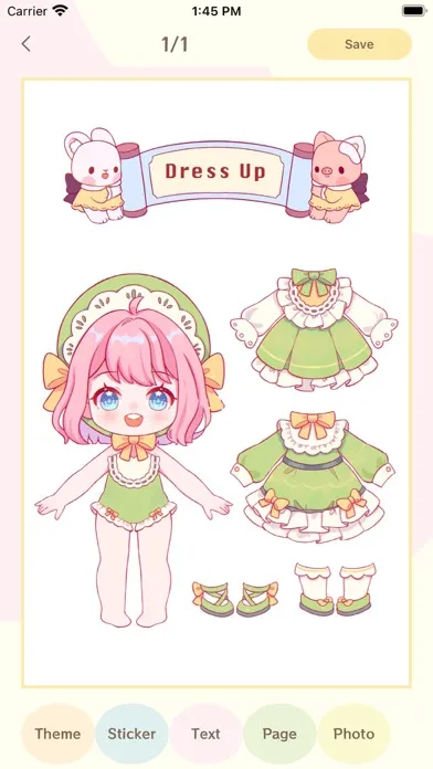 Screenshot di Cute notes - Daily Planner