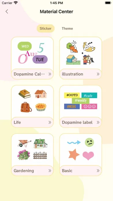Screenshot di Cute notes - Daily Planner