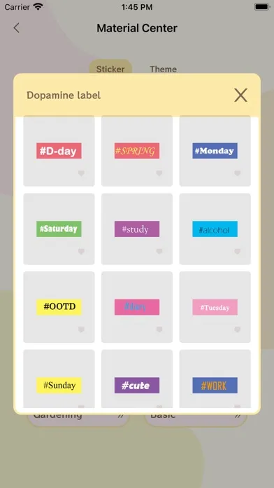 Screenshot di Cute notes - Daily Planner