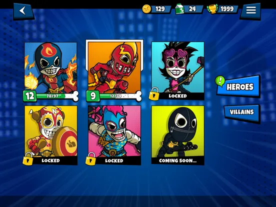 Supermasked -Heroes & Villains iPad  Screenshots