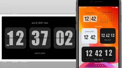 Flip Clock Pro - time widgets Screenshots