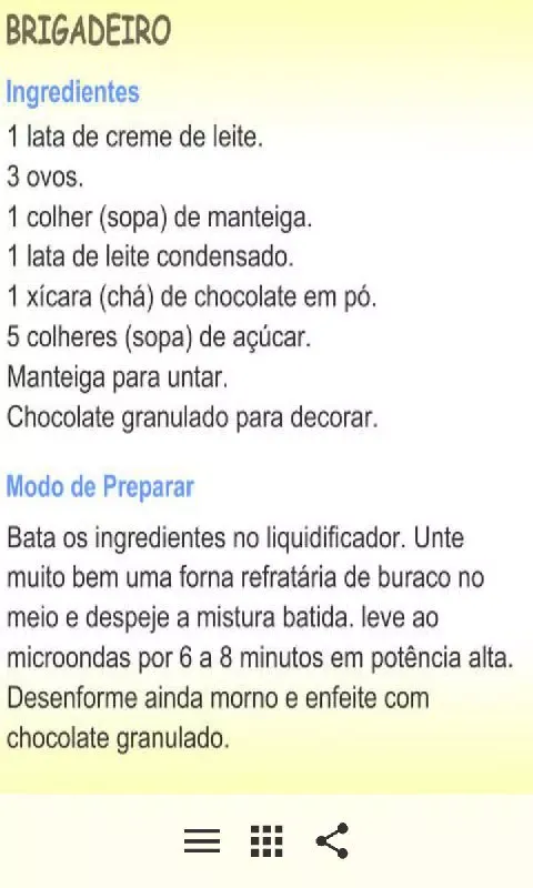 Receitas de Culinária Screenshots