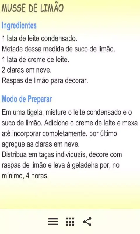 Receitas de Culinária Screenshots