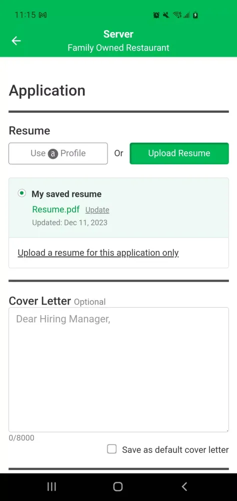Culinary Agents Jobs Screenshots