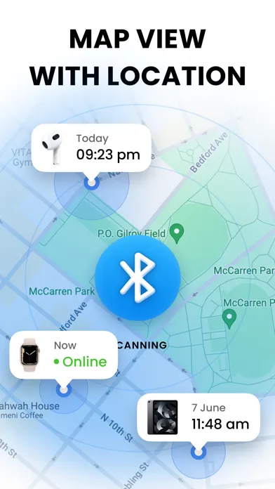 Скриншоты Air Tracker, Device BLE Finder