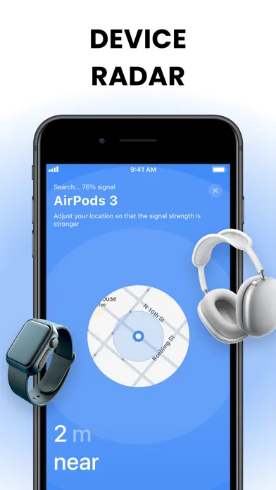 Скриншоты Air Tracker, Device BLE Finder