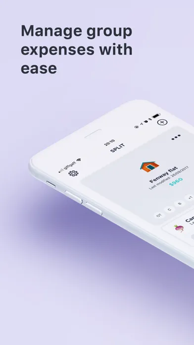 Ảnh chụp màn hình của Split : group expenses manager