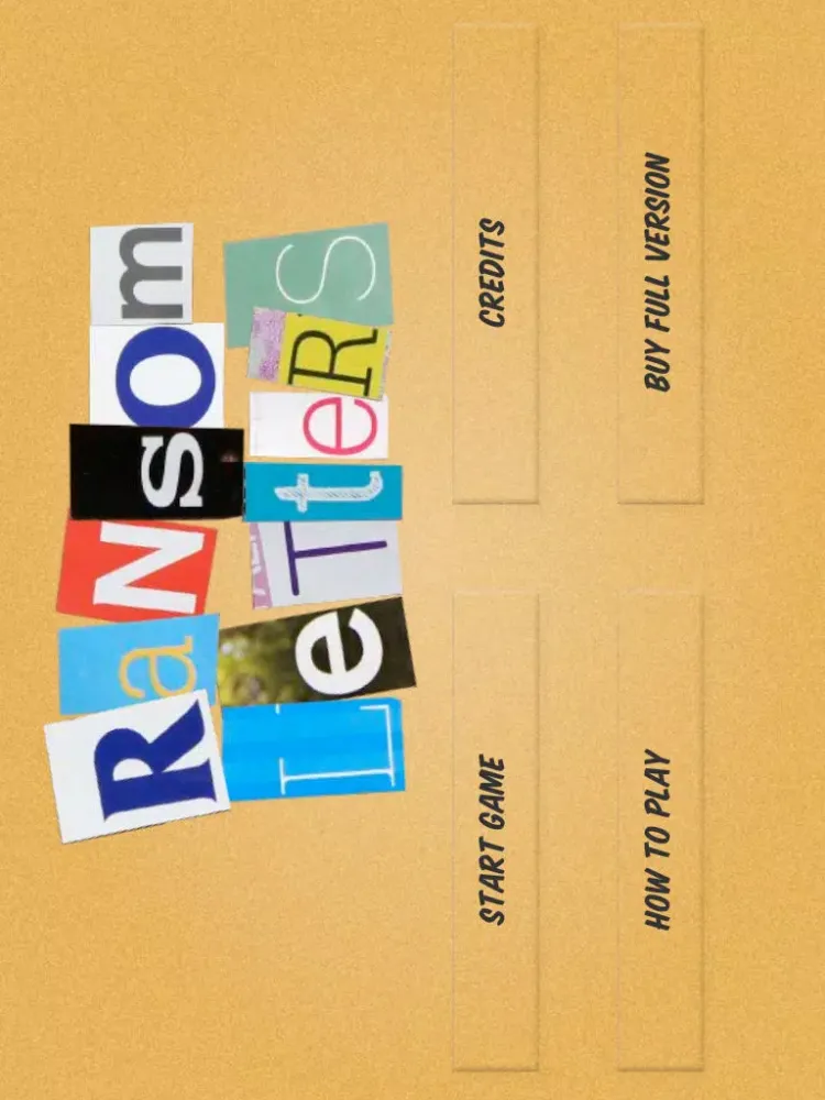 صور Ransom Letters Word Game Lite iPad 
