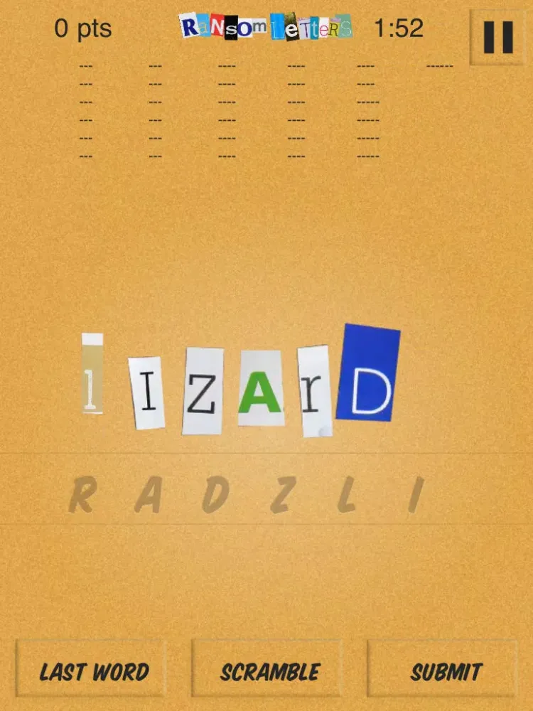 صور Ransom Letters Word Game Lite iPad 