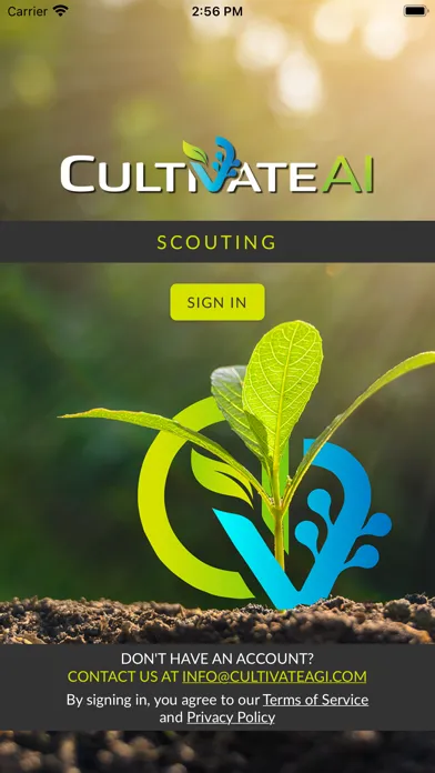Ảnh chụp màn hình của CultivateAI Scouting