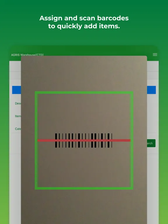 Zrzuty ekranu AGRIS Warehouse iPad 